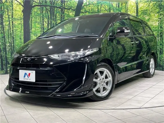 2016 Toyota Estima Aeras Premium-G Black Van for sale, Japanese used car export - photo 1 of 30 | GULJI TRADERS