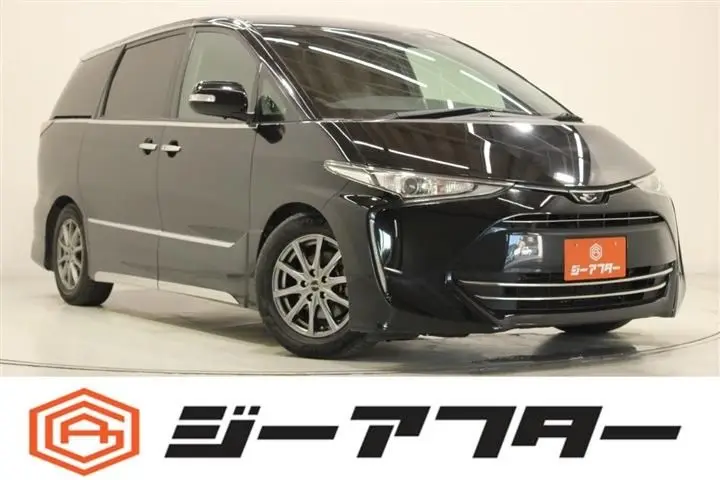 2016 Toyota Estima 2.4 Aeras Premium G 4WD Black Van for sale, Japanese used car export - photo 1 of 30 | GULJI TRADERS
