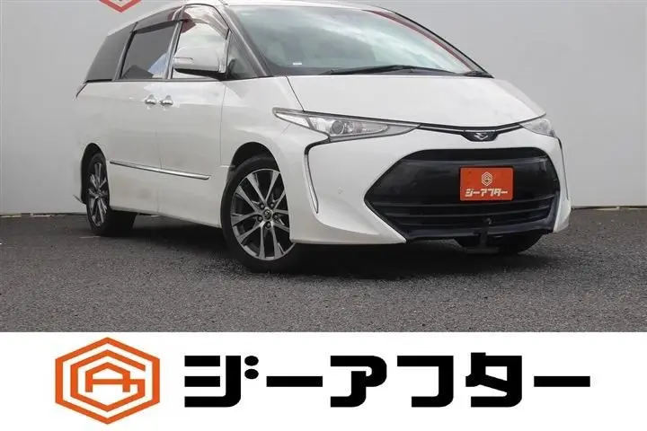 2016 Toyota Estima 2.4 Aeras Premium G Pearl Van for sale, Japanese used car export - photo 1 of 30 | GULJI TRADERS
