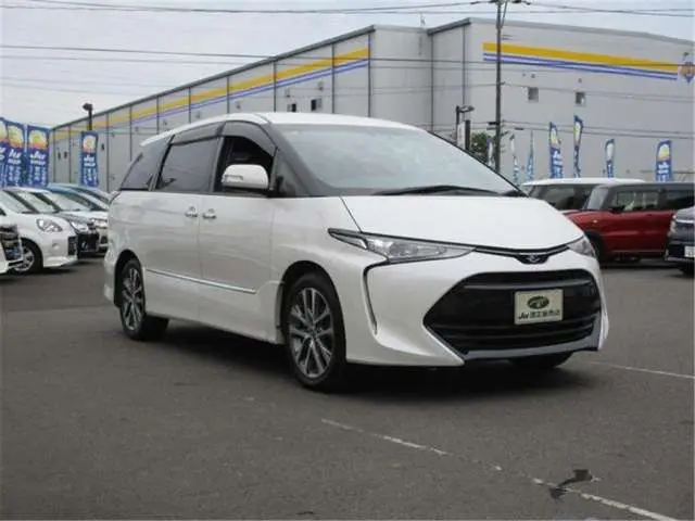 2016 Toyota Estima Aeras Premium Pearl Van for sale, Japanese used car export - photo 1 of 44 | GULJI TRADERS