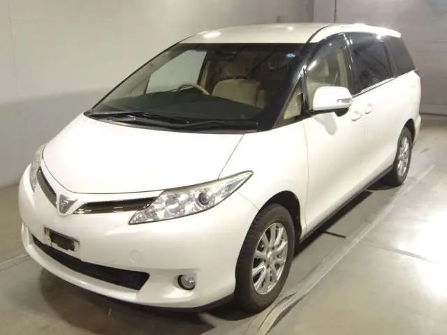 2016 Toyota Estima X 4WD Pearl Van for sale, Japanese used car export - photo 1 of 12 | GULJI TRADERS