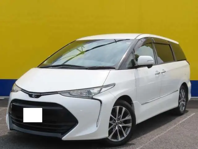 2016 Toyota Estima Aeras Premium-G Pearl Van for sale, Japanese used car export - photo 1 of 28 | GULJI TRADERS