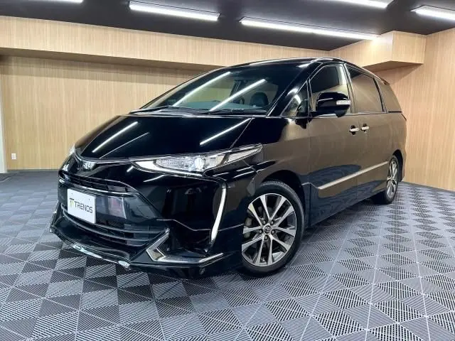 2016 Toyota Estima Aeras Premium Black Van for sale, Japanese used car export - photo 1 of 9 | GULJI TRADERS