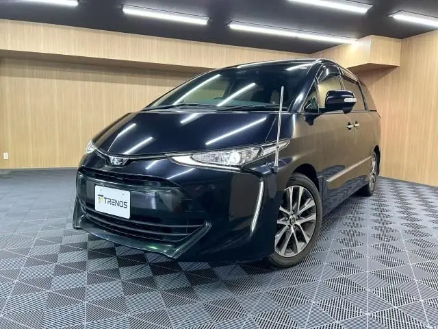 2016 Toyota Estima Aeras Premium Black Van for sale, Japanese used car export - photo 1 of 9 | GULJI TRADERS