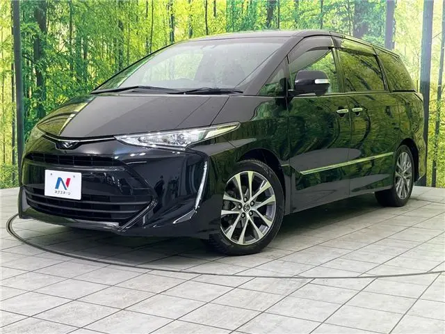 2017 Toyota Estima Aeras Premium Black Van for sale, Japanese used car export - photo 1 of 30 | GULJI TRADERS