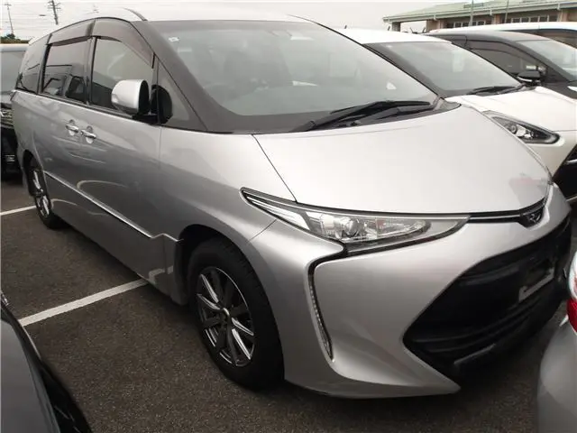 2017 Toyota Estima Aeras Premium - photo 1 2017 Toyota Estima Aeras Premium Silver Van for sale, Japanese used car export - photo 1 of 9 | GULJI TRADERS