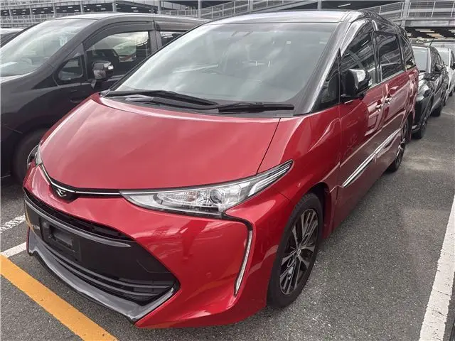 2017 Toyota Estima Aeras Premium - photo 1 2017 Toyota Estima Aeras Premium Red Van for sale, Japanese used car export - photo 1 of 11 | GULJI TRADERS