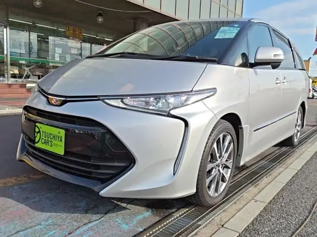 2017 Toyota Estima Aeras Silver Van for sale, Japanese used car export - photo 1 of 20 | GULJI TRADERS