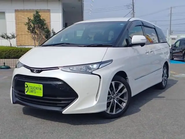 2017 Toyota Estima Aeras Premium - photo 1 2017 Toyota Estima Aeras Premium Pearl Van for sale, Japanese used car export - photo 1 of 20 | GULJI TRADERS