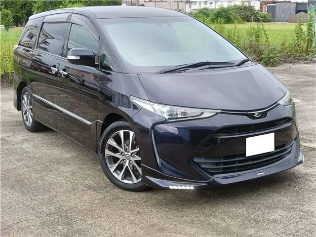 2017 Toyota Estima Aeras Premium Aeras Premium Black Van for sale, Japanese used car export - photo 1 of 80 | GULJI TRADERS