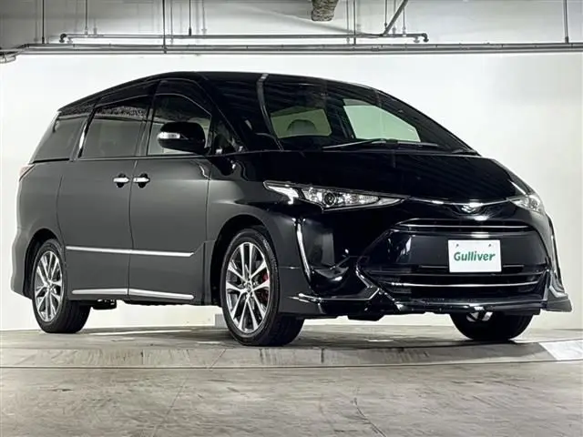 2017 Toyota Estima Aeras Smart - photo 1 2017 Toyota Estima Aeras Smart Black Van for sale, Japanese used car export - photo 1 of 24 | GULJI TRADERS