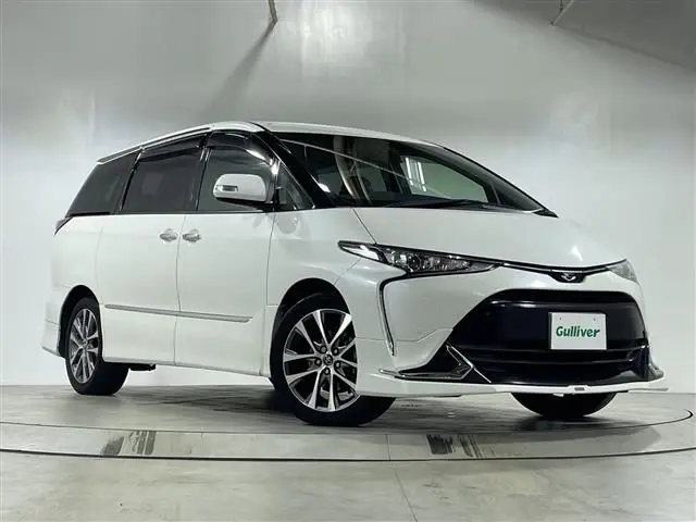 2017 Toyota Estima Aeras Premium - photo 1 2017 Toyota Estima Aeras Premium Pearl Van for sale, Japanese used car export - photo 1 of 24 | GULJI TRADERS
