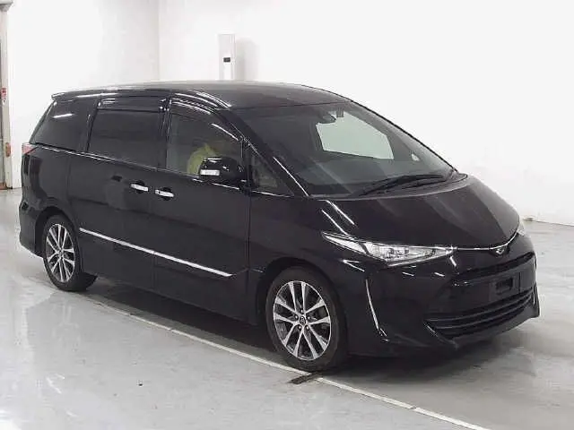 2017 Toyota Estima Aeras Premium Black Van for sale, Japanese used car export - photo 1 of 9 | GULJI TRADERS