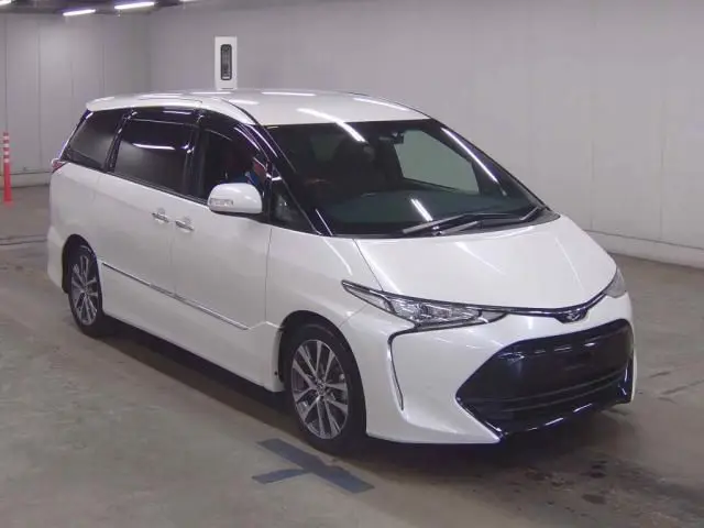 2017 Toyota Estima Aeras Premium-G Pearl Van for sale, Japanese used car export - photo 1 of 5 | GULJI TRADERS
