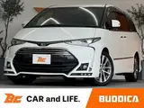 2018 Toyota Estima Aeras Premium ★Late Model★ 10-inch Navigation System ★Flip-up Doors★ Aero Kit★ Pearl Van for sale, Japanese used car export - photo 1 of 50 | GULJI TRADERS