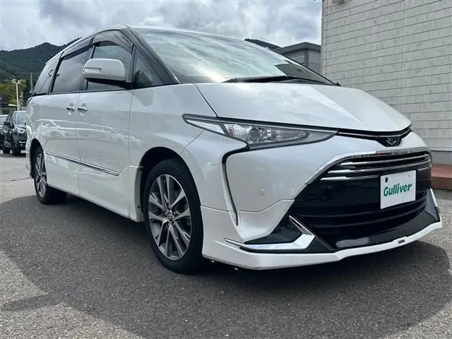 2018 Toyota Estima Aeras Premium 4WD Pearl Van for sale, Japanese used car export | GULJI TRADERS
