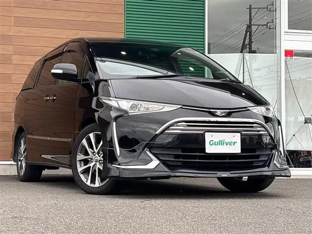 2018 Toyota Estima Aeras Premium Black Van for sale, Japanese used car export - photo 1 of 24 | GULJI TRADERS
