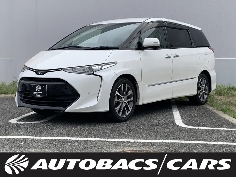 2018 Toyota Estima 2400 AERAS PREMIUM 5-door DCVT 2WD 7-seater - photo 1 2018 Toyota Estima 2400 AERAS PREMIUM 5-door DCVT 2WD 7-seater Pearl Van for sale, Japanese used car export - photo 1 of 24 | GULJI TRADERS