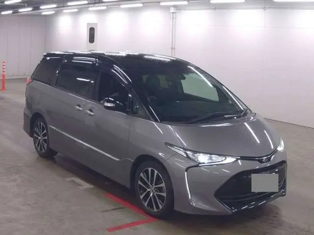 2018 Toyota Estima Aeras Premium-G Gray Van for sale, Japanese used car export | GULJI TRADERS