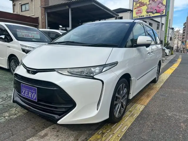 2018 Toyota Estima 2.4 Aeras Premium Pearl Van for sale, Japanese used car export - photo 1 of 24 | GULJI TRADERS