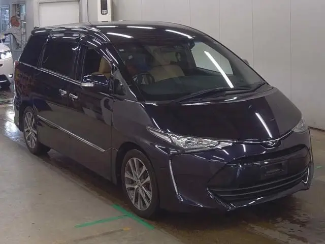 2018 Toyota Estima Aeras Smart Black Van for sale, Japanese used car export | GULJI TRADERS