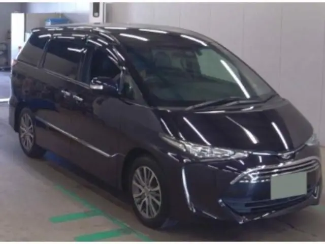 2018 Toyota Estima Aeras Premium Black Van for sale, Japanese used car export | GULJI TRADERS