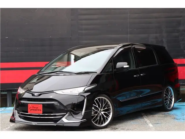 2019 Toyota Estima 2.4 Aeras Premium Black Van for sale, Japanese used car export | GULJI TRADERS