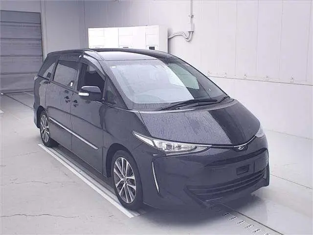 2019 Toyota Estima 4WD Aeras 7-seater Black Van for sale, Japanese used car export - photo 1 of 12 | GULJI TRADERS