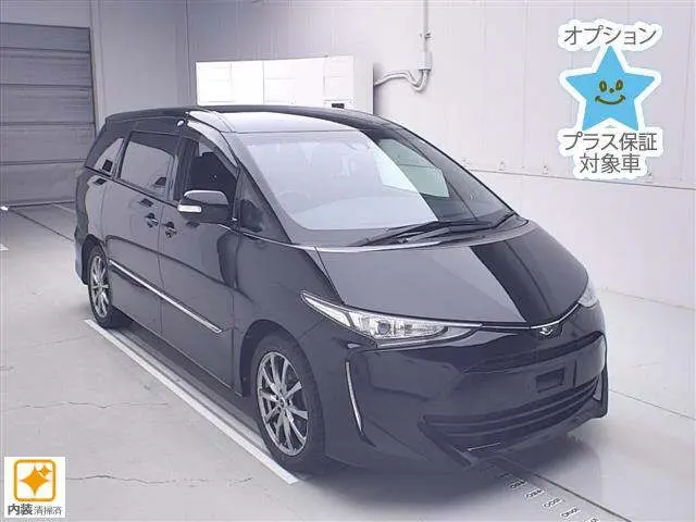 2019 Toyota Estima 4WD Aeras 7-seater Black Van for sale, Japanese used car export - photo 1 of 13 | GULJI TRADERS