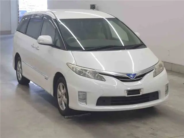 2011 Toyota Estima Hybrid X - photo 1 2011 Toyota Estima Hybrid X Pearl Van for sale, Japanese used car export - photo 1 of 14 | GULJI TRADERS