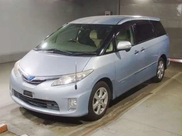2011 Toyota Estima Hybrid G 4WD - photo 1 2011 Toyota Estima Hybrid G 4WD Blue Van for sale, Japanese used car export - photo 1 of 8 | GULJI TRADERS