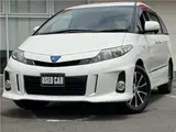 2012 Toyota Estima Hybrid Aeras Pearl Van for sale, Japanese used car export - photo 1 of 39 | GULJI TRADERS