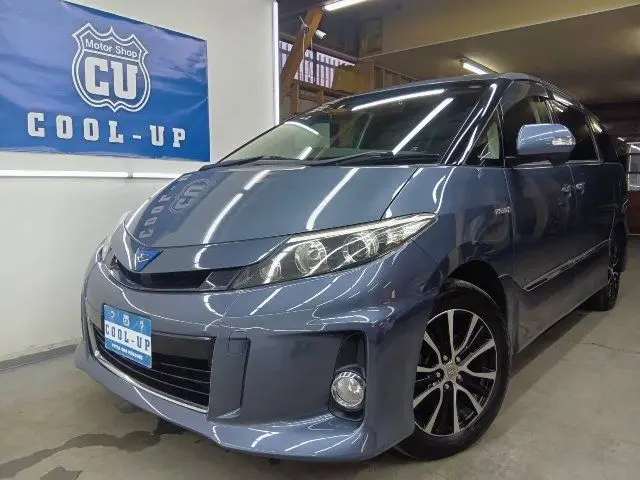 2012 Toyota Estima Hybrid 4WD Hybrid Aeras - photo 1 2012 Toyota Estima Hybrid 4WD Hybrid Aeras Blue Van for sale, Japanese used car export - photo 1 of 17 | GULJI TRADERS