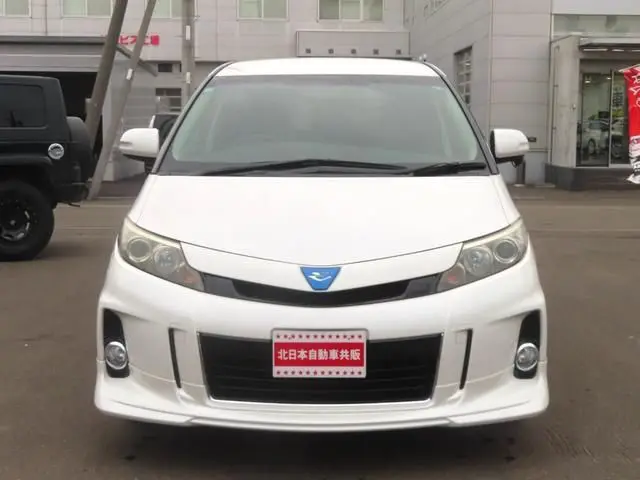 2013 Toyota Estima Hybrid Aeras - photo 1 2013 Toyota Estima Hybrid Aeras Pearl Van for sale, Japanese used car export - photo 1 of 16 | GULJI TRADERS