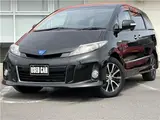 2014 Toyota Estima Hybrid Aeras Black Van for sale, Japanese used car export - photo 1 of 18 | GULJI TRADERS