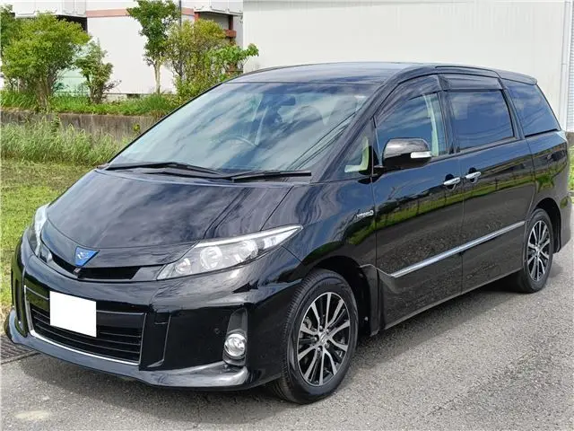 2015 Toyota Estima Hybrid Aeras Leather Package - photo 1 2015 Toyota Estima Hybrid Aeras Leather Package Black Van for sale, Japanese used car export - photo 1 of 80 | GULJI TRADERS