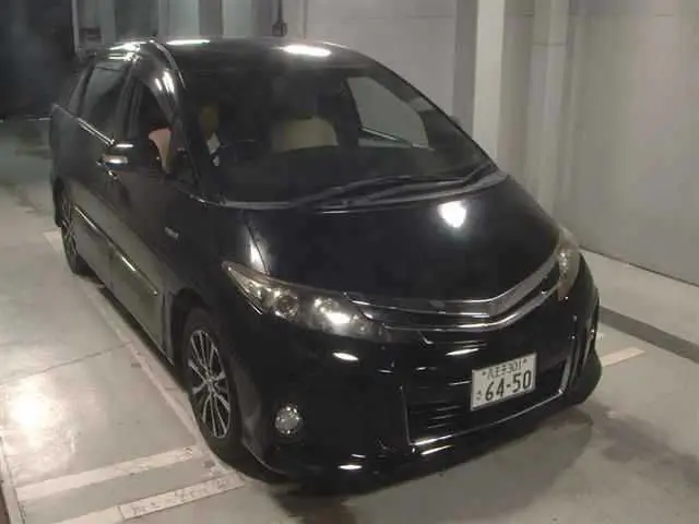 2015 Toyota Estima Hybrid Hybrid Aeras Berry Edition - photo 1 2015 Toyota Estima Hybrid Hybrid Aeras Berry Edition Black Van for sale, Japanese used car export - photo 1 of 10 | GULJI TRADERS