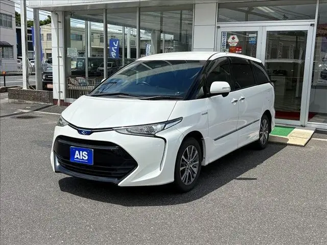 2016 Toyota Estima Hybrid Aeras Premium 4WD ☆ Self-propelled side lift-up ☆ 9-inch navigation system - photo 1 2016 Toyota Estima Hybrid Aeras Premium 4WD ☆ Self-propelled side lift-up ☆ 9-inch navigation system Pearl Van for sale, Japanese used car export - photo 1 of 43 | GULJI TRADERS