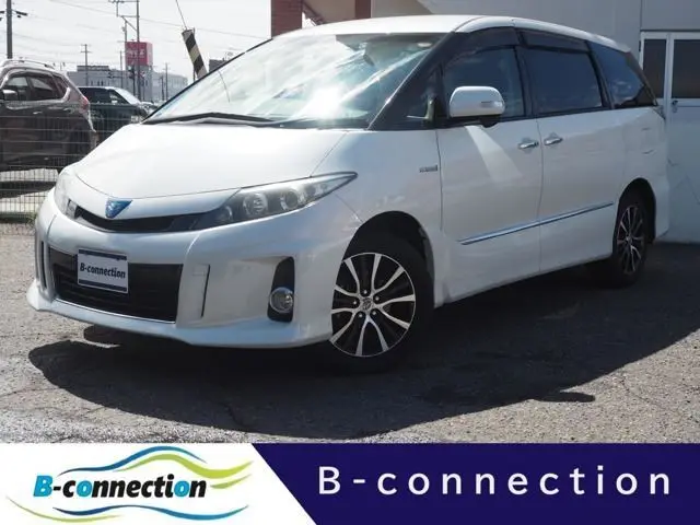 2016 Toyota Estima Hybrid Aeras Premium Edition 4WD 10.1-inch rear seat monitor - photo 1 2016 Toyota Estima Hybrid Aeras Premium Edition 4WD 10.1-inch rear seat monitor Pearl Van for sale, Japanese used car export - photo 1 of 76 | GULJI TRADERS