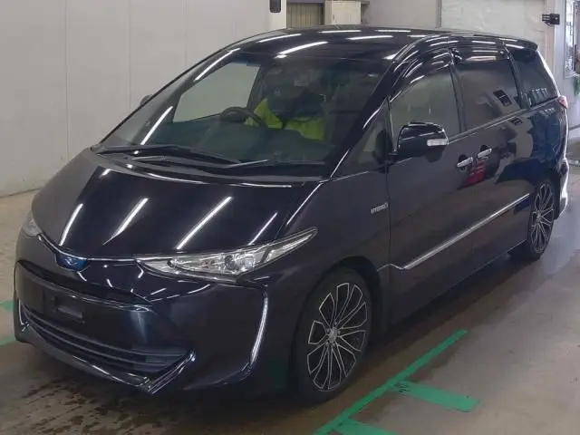 2016 Toyota Estima Hybrid Aeras Smart - photo 1 2016 Toyota Estima Hybrid Aeras Smart Black Van for sale, Japanese used car export - photo 1 of 5 | GULJI TRADERS