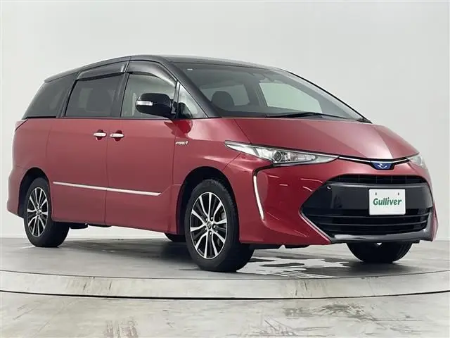 2017 Toyota Estima Hybrid Aeras Premium 4WD - photo 1 2017 Toyota Estima Hybrid Aeras Premium 4WD Black Van for sale, Japanese used car export - photo 1 of 24 | GULJI TRADERS