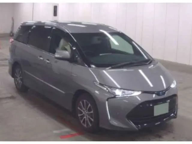 2018 Toyota Estima Hybrid Aeras Smart - photo 1 2018 Toyota Estima Hybrid Aeras Smart Gray Van for sale, Japanese used car export - photo 1 of 6 | GULJI TRADERS