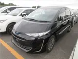 2019 Toyota Estima Hybrid Aeras Premium-G Black Van for sale, Japanese used car export - photo 1 of 14 | GULJI TRADERS