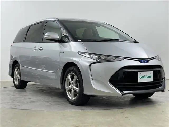 2019 Toyota Estima Hybrid Aeras Smart 4WD - photo 1 2019 Toyota Estima Hybrid Aeras Smart 4WD Silver Van for sale, Japanese used car export - photo 1 of 24 | GULJI TRADERS