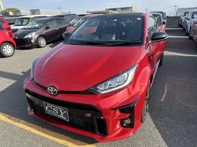 2021 Toyota GR Yaris RZ High Performance - photo 1 2021 Toyota GR Yaris RZ High Performance Red Coupe for sale, Japanese used car export - photo 1 of 9 | GULJI TRADERS
