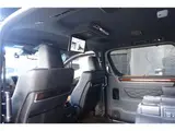 2022 Toyota Granace Premium after-flip-down monitor &amp; DVD deck, black leather front and rear dashcams. Black Van for sale, Japanese used car export - photo 10 of 70 | GULJI TRADERS