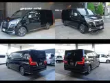 2022 Toyota Granace Premium after-flip-down monitor &amp; DVD deck, black leather front and rear dashcams. Black Van for sale, Japanese used car export - photo 59 of 70 | GULJI TRADERS