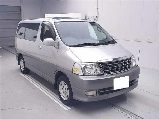 1999 Toyota Grand Hiace G X-ED 8-nin D-TB - photo 1 1999 Toyota Grand Hiace G X-ED 8-nin D-TB Gray Van for sale, Japanese used car export - photo 1 of 11 | GULJI TRADERS