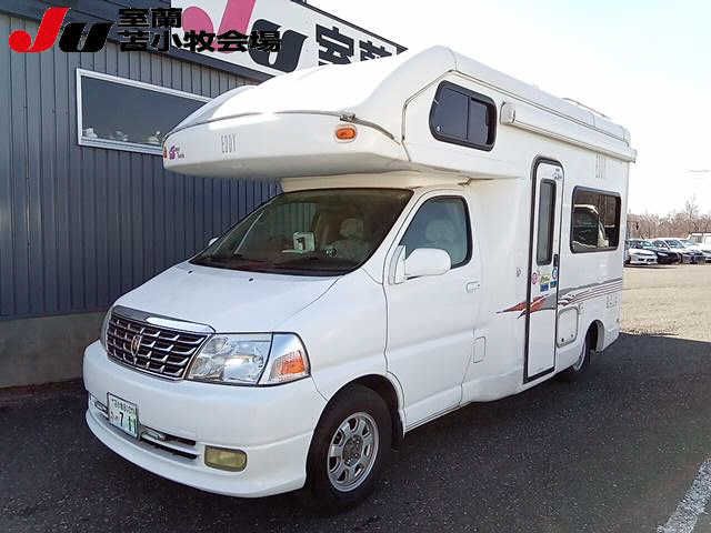 2001 Toyota Grand Hiace Camping 4WD White Van for sale, Japanese used car export | GULJI TRADERS