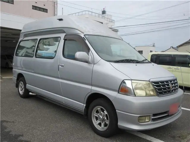 2004 Toyota Grand Hiace camping Silver Van for sale, Japanese used car export | GULJI TRADERS